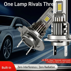 H7 Car LED Plug-in Headlights Super Bright Spotlight No-Damage 1:1 Upgrade Headlights 12-30V